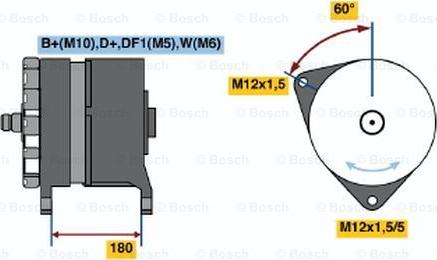 BOSCH 0 120 689 547 - Alternatore www.autoricambit.com