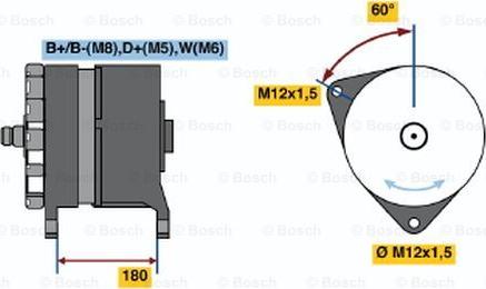 BOSCH 0 120 689 532 - Alternatore www.autoricambit.com