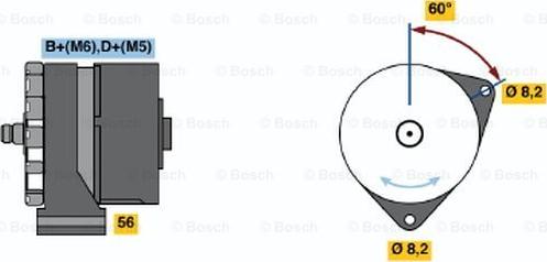 BOSCH 0 120 339 537 - Alternatore www.autoricambit.com