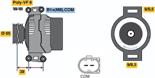 BOSCH 0 121 715 022 - Alternatore www.autoricambit.com