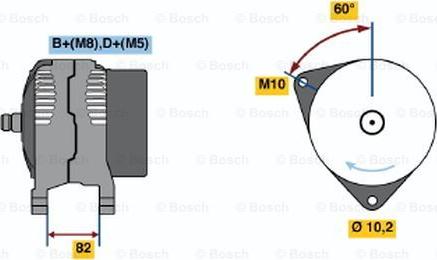 BOSCH 0 123 510 088 - Alternatore www.autoricambit.com