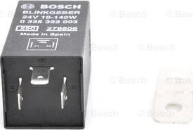 BOSCH 0 335 323 003 - Intermittenza di lampeggio www.autoricambit.com