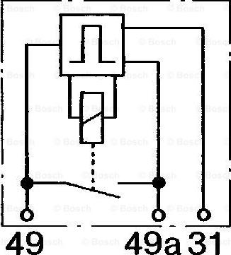 BOSCH 0 335 323 001 - Intermittenza di lampeggio www.autoricambit.com