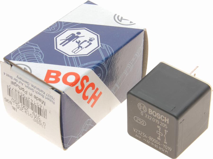 BOSCH 0 332 019 205 - Relè, Corrente di lavoro www.autoricambit.com