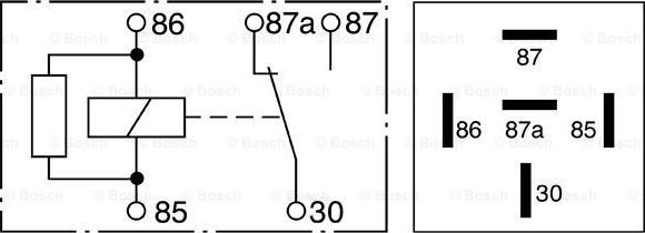 BOSCH 0 332 209 159 - Relè, Corrente di lavoro www.autoricambit.com