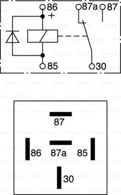 BOSCH 0 332 209 135 - Relè, Corrente di lavoro www.autoricambit.com