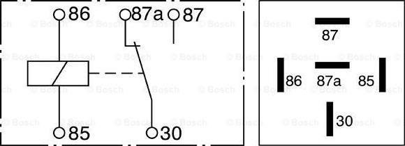 BOSCH 0 332 204 201 - Relè, Corrente di lavoro www.autoricambit.com