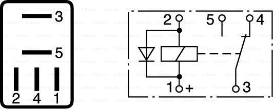 BOSCH 0 332 207 402 - Relè, Corrente di lavoro www.autoricambit.com