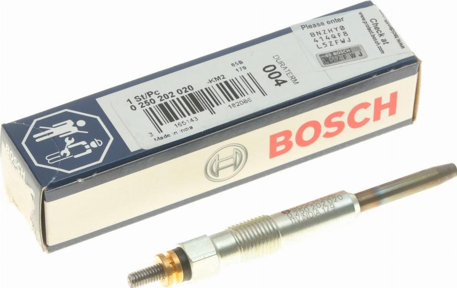 BOSCH 0 250 202 020 - Candeletta www.autoricambit.com