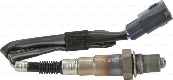 BOSCH 0 258 986 697 - Sonda lambda www.autoricambit.com