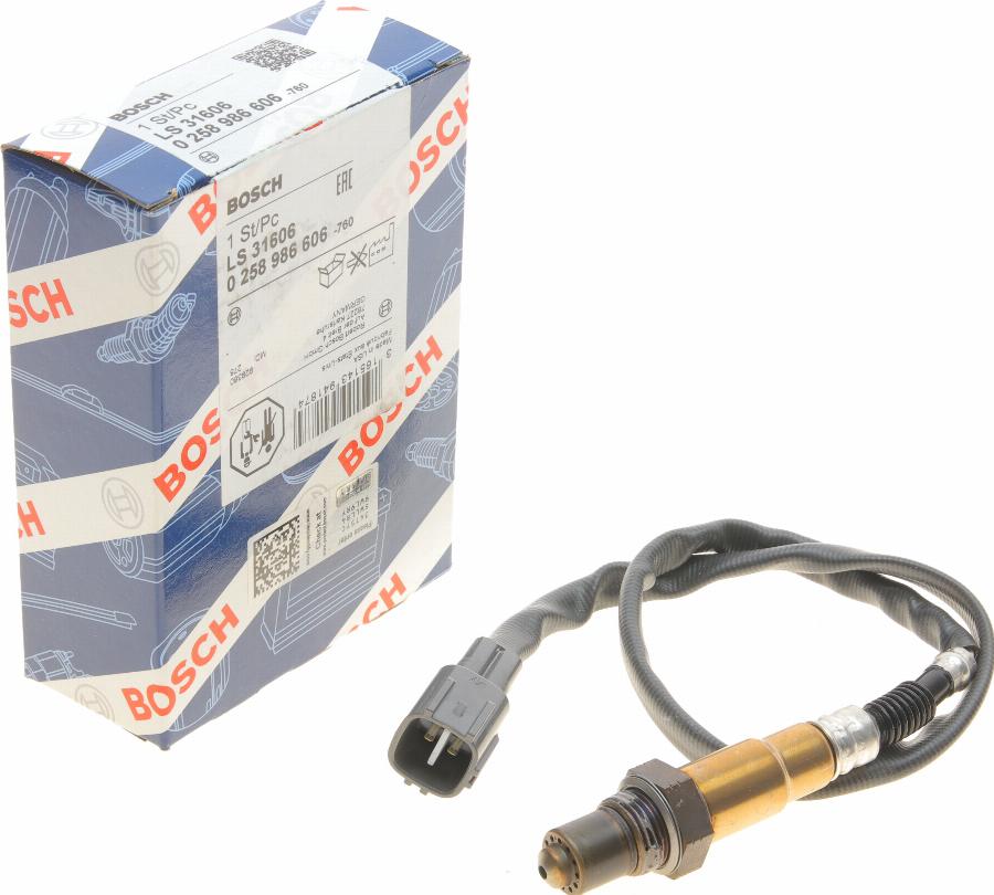 BOSCH 0 258 986 606 - Sonda lambda www.autoricambit.com