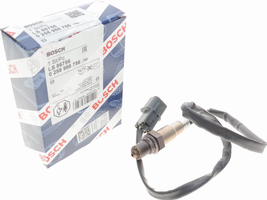 BOSCH 0 258 986 756 - Sonda lambda www.autoricambit.com