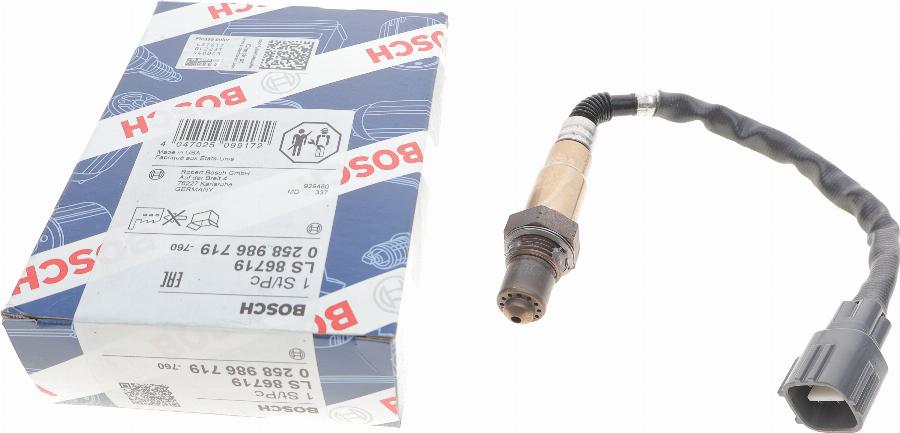 BOSCH 0 258 986 719 - Sonda lambda www.autoricambit.com