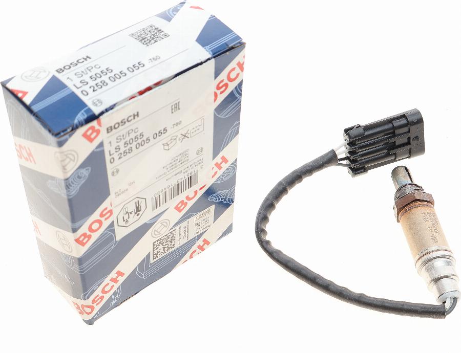 BOSCH 0 258 005 055 - Sonda lambda www.autoricambit.com