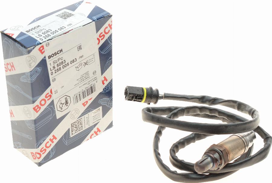 BOSCH 0 258 005 083 - Sonda lambda www.autoricambit.com