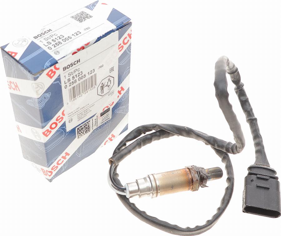 BOSCH 0 258 005 123 - Sonda lambda www.autoricambit.com