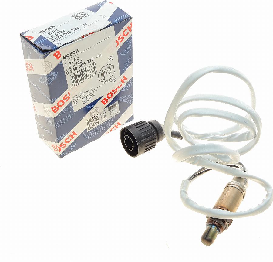 BOSCH 0 258 005 322 - Sonda lambda www.autoricambit.com