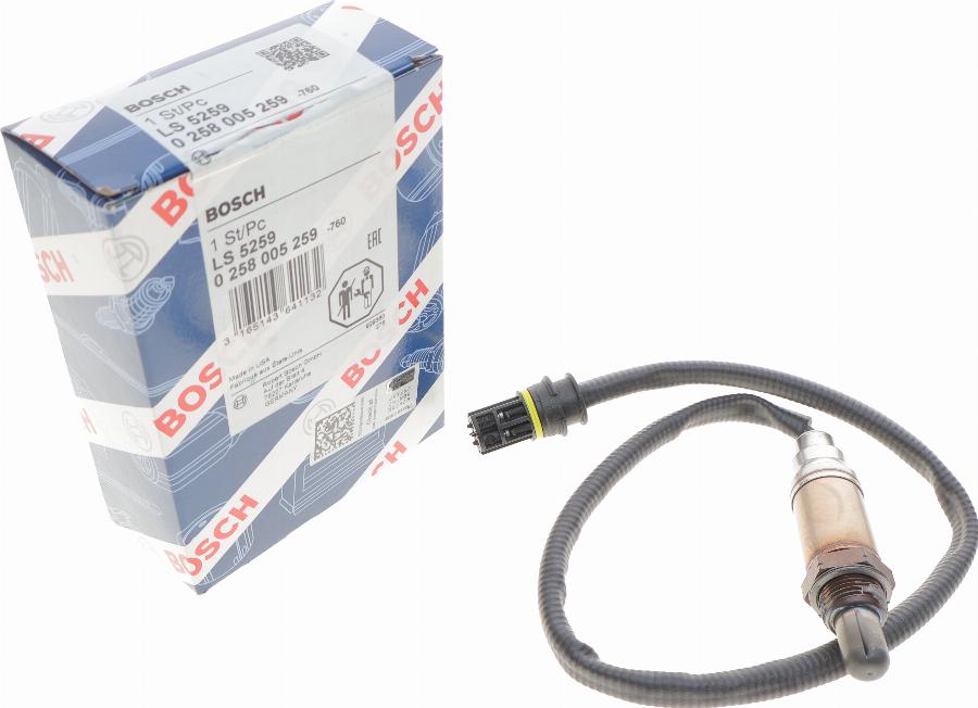 BOSCH 0 258 005 259 - Sonda lambda www.autoricambit.com