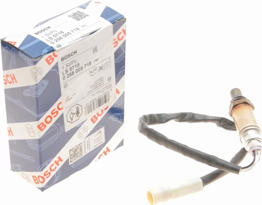 BOSCH 0 258 005 718 - Sonda lambda www.autoricambit.com