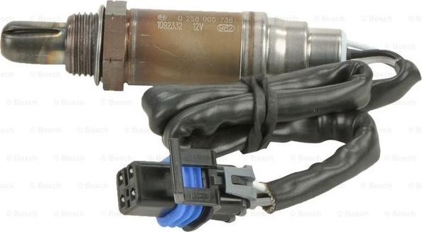 BOSCH 0 258 005 738 - Sonda lambda www.autoricambit.com