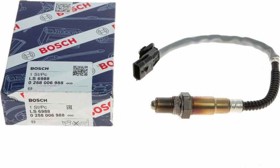 BOSCH 0 258 006 988 - Sonda lambda www.autoricambit.com