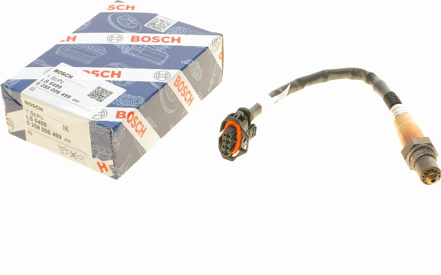 BOSCH 0 258 006 499 - Sonda lambda www.autoricambit.com