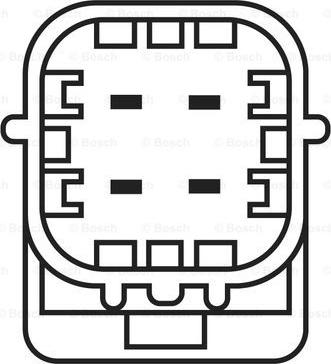 BOSCH 0 258 006 511 - Sonda lambda www.autoricambit.com