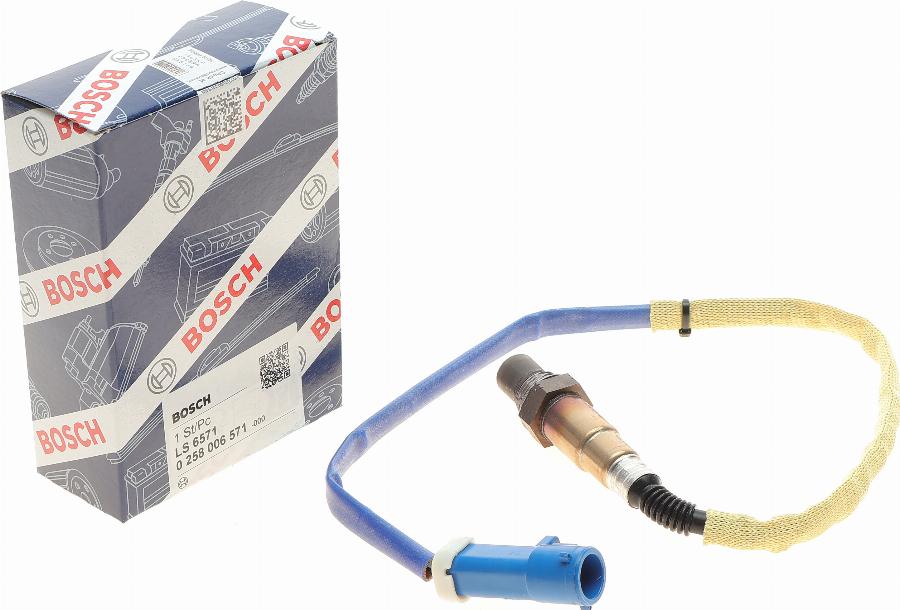 BOSCH 0 258 006 571 - Sonda lambda www.autoricambit.com