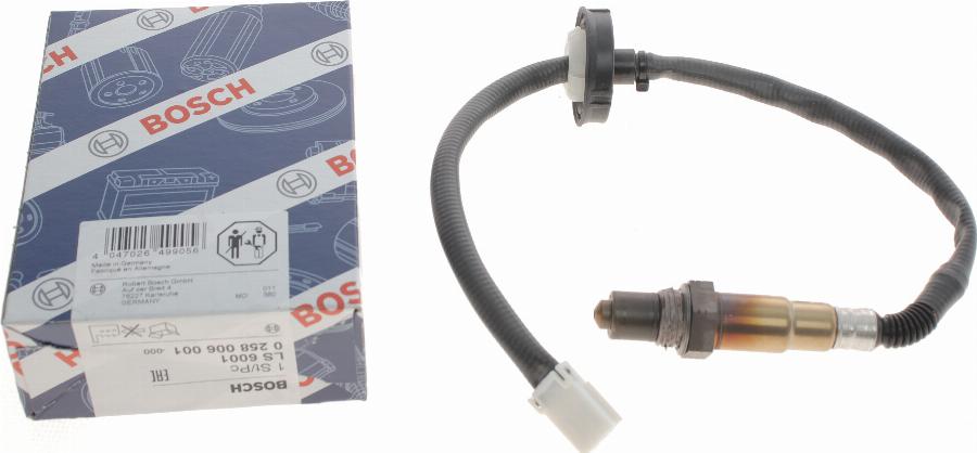 BOSCH 0 258 006 001 - Sonda lambda www.autoricambit.com