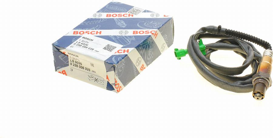 BOSCH 0 258 006 026 - Sonda lambda www.autoricambit.com