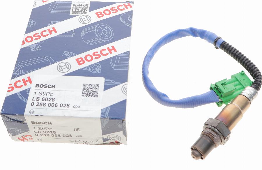 BOSCH 0 258 006 028 - Sonda lambda www.autoricambit.com