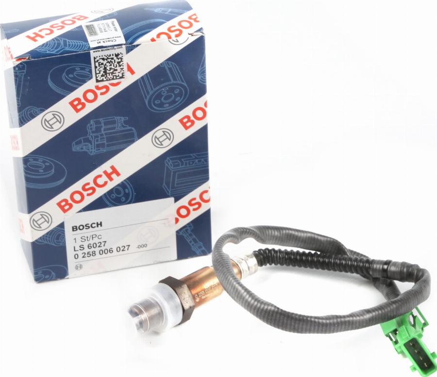 BOSCH 0 258 006 027 - Sonda lambda www.autoricambit.com