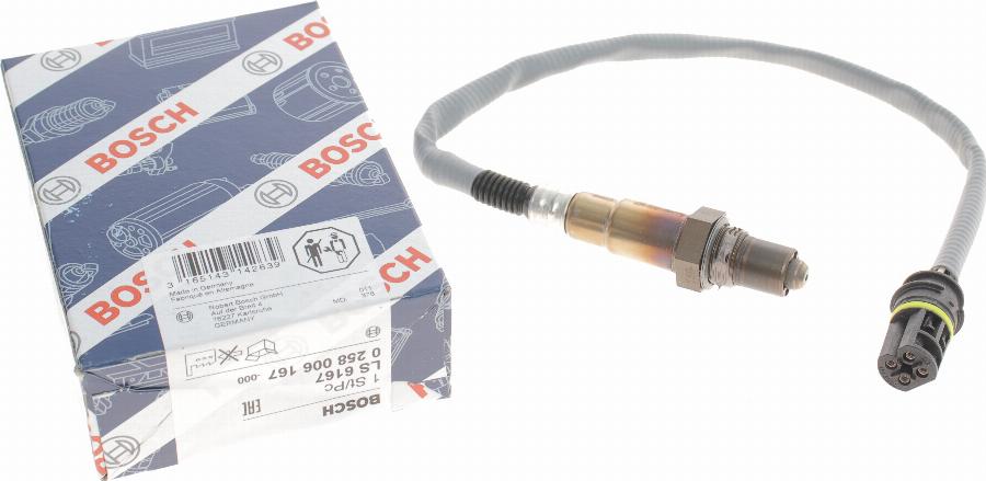 BOSCH 0 258 006 167 - Sonda lambda www.autoricambit.com