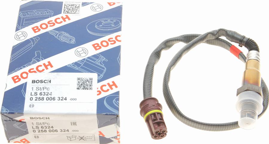 BOSCH 0 258 006 324 - Sonda lambda www.autoricambit.com