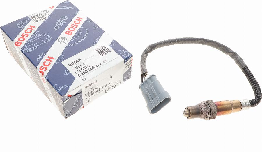 BOSCH 0 258 006 376 - Sonda lambda www.autoricambit.com