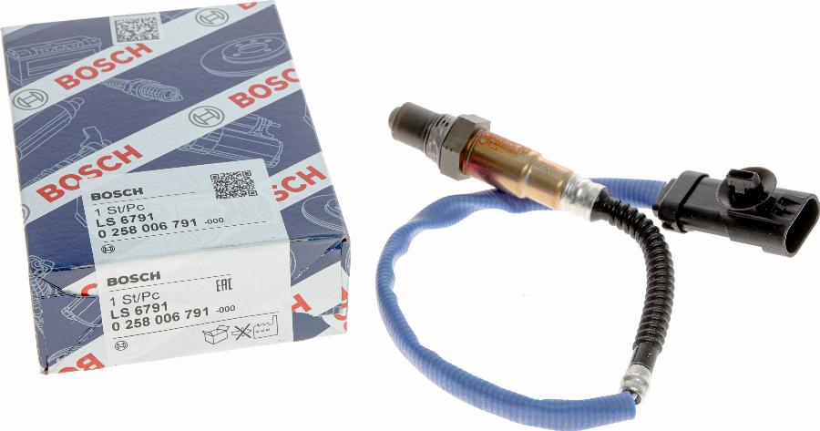 BOSCH 0 258 006 791 - Sonda lambda www.autoricambit.com