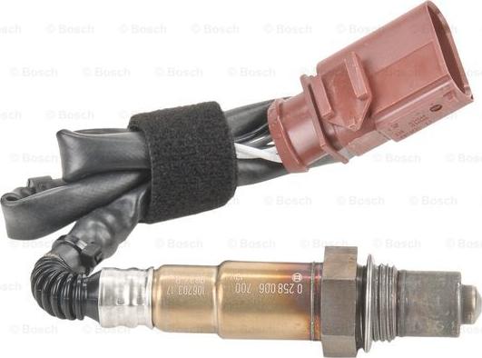 BOSCH 0 258 006 700 - Sonda lambda www.autoricambit.com