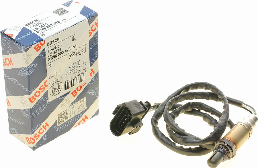 BOSCH 0 258 003 478 - Sonda lambda www.autoricambit.com