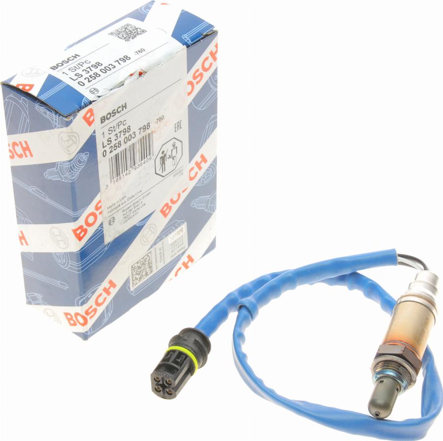 BOSCH 0 258 003 798 - Sonda lambda www.autoricambit.com