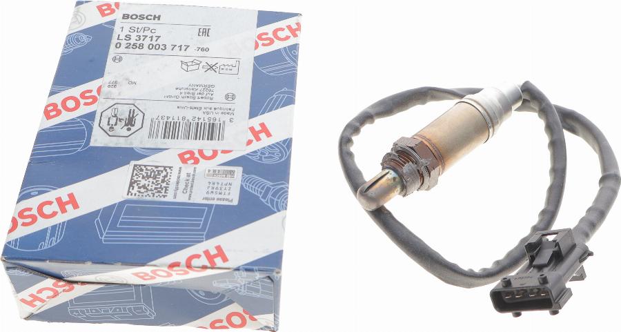 BOSCH 0 258 003 717 - Sonda lambda www.autoricambit.com