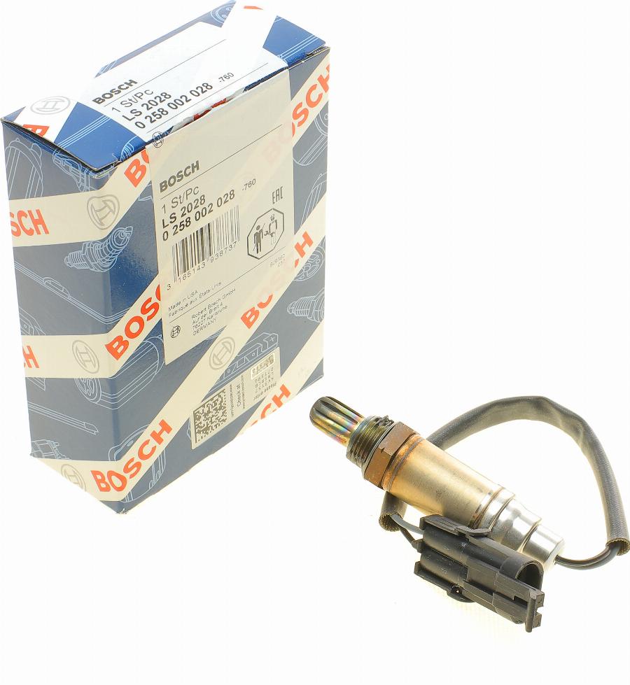 BOSCH 0 258 002 028 - Sonda lambda www.autoricambit.com