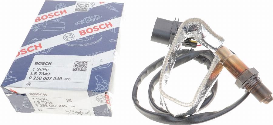 BOSCH 0 258 007 049 - Sonda lambda www.autoricambit.com