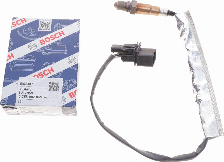 BOSCH 0 258 007 059 - Sonda lambda www.autoricambit.com