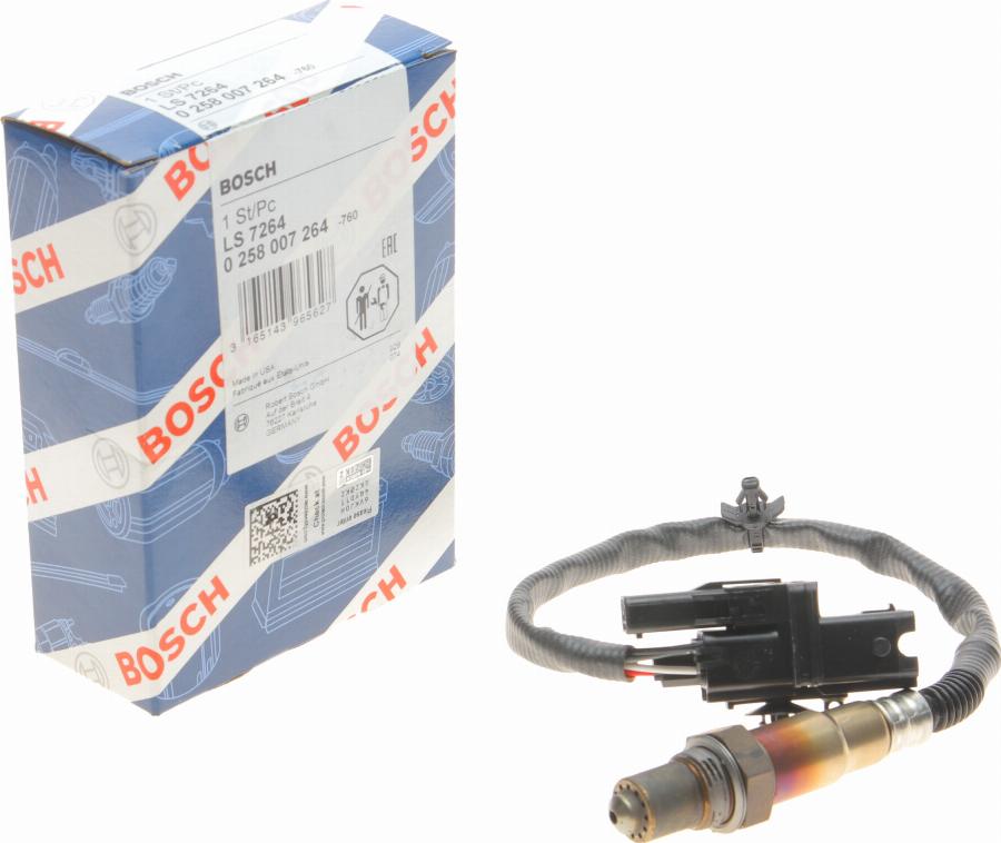 BOSCH 0 258 007 264 - Sonda lambda www.autoricambit.com