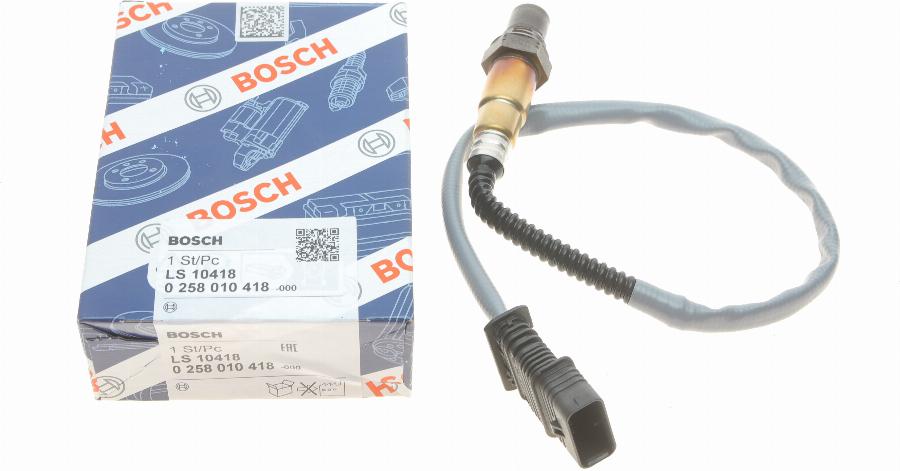 BOSCH 0 258 010 418 - Sonda lambda www.autoricambit.com