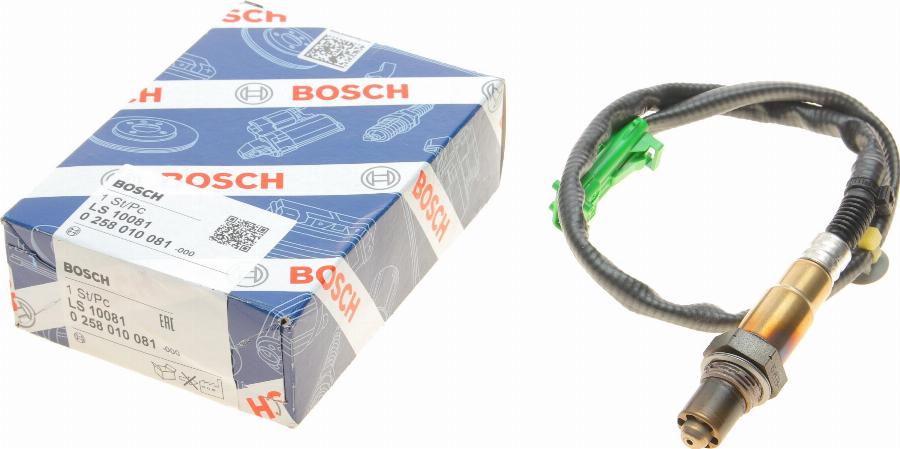 BOSCH 0 258 010 081 - Sonda lambda www.autoricambit.com