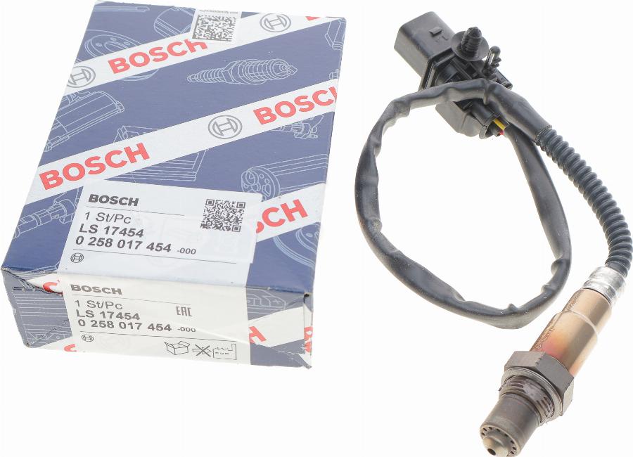 BOSCH 0 258 017 454 - Sonda lambda www.autoricambit.com