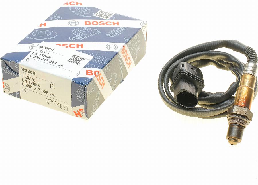 BOSCH 0 258 017 098 - Sonda lambda www.autoricambit.com