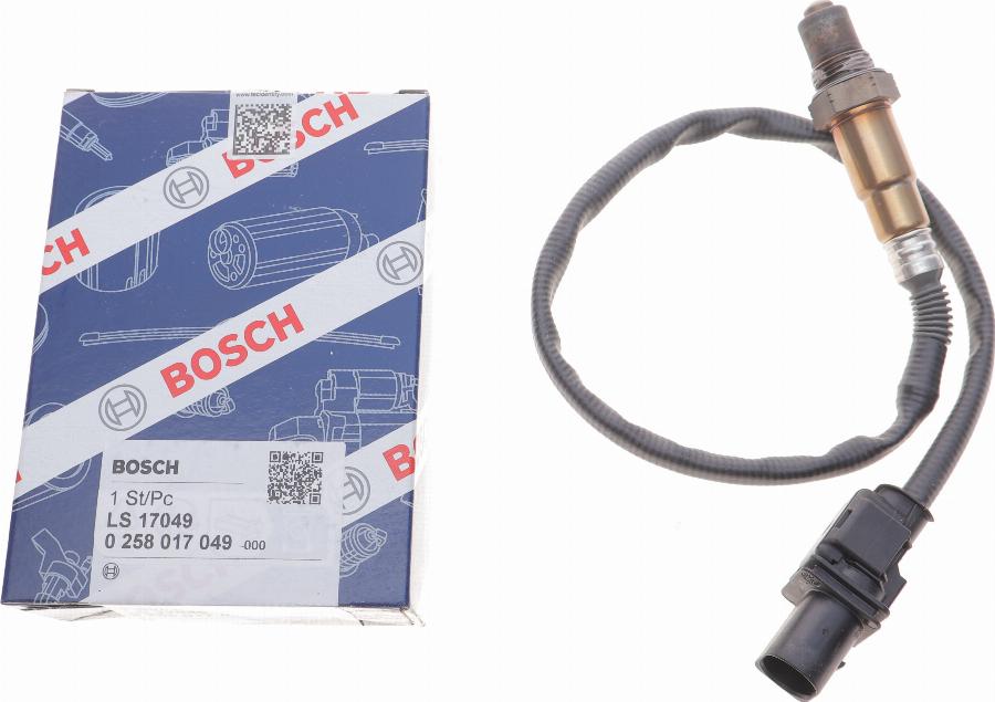 BOSCH 0 258 017 049 - Sonda lambda www.autoricambit.com