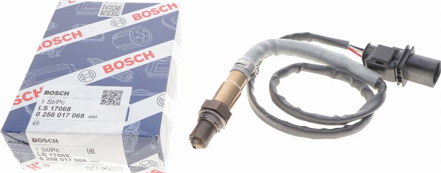 BOSCH 0 258 017 068 - Sonda lambda www.autoricambit.com